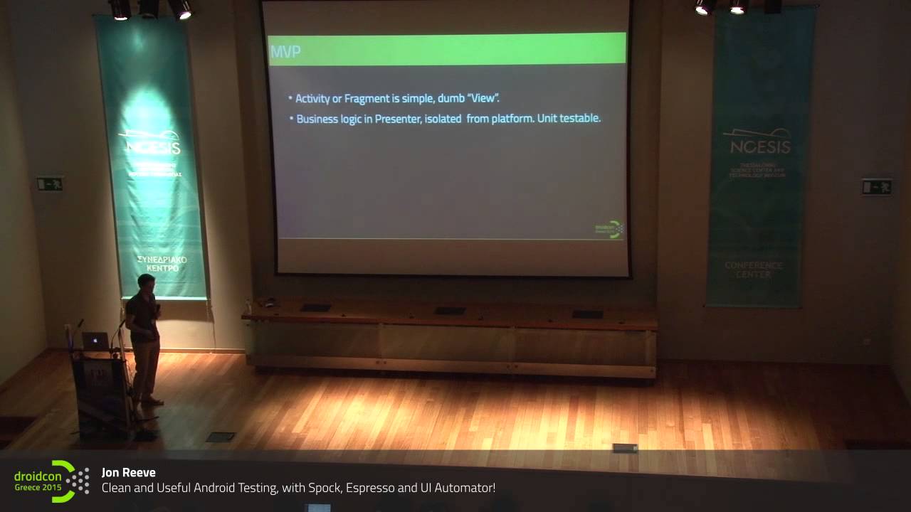 droidcon Greece - Jon Reeve (Clean and Useful Android Testing)