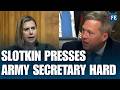 Slotkin Presses Army Secretary As Families Face Toxic Water Concerns | WORDLD NEWS | US NEWS