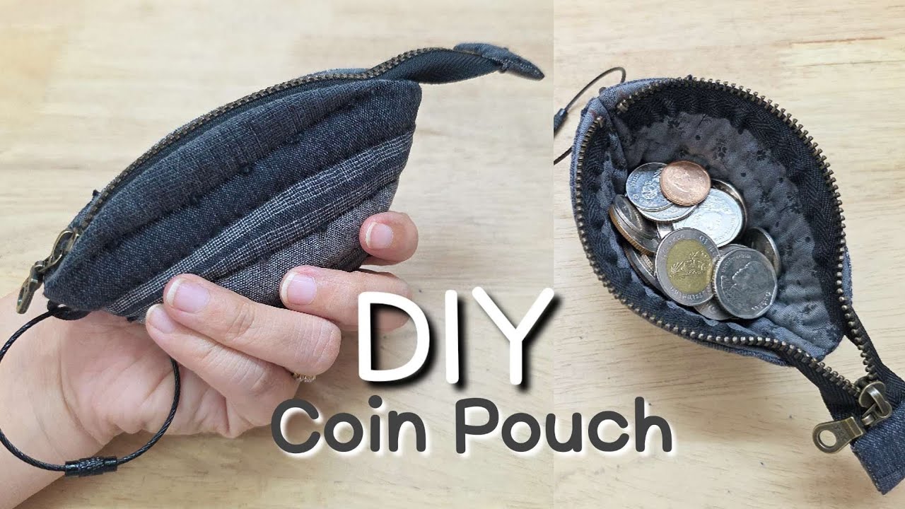 EP328 How to make Coin Pouch | DIY Bag Sewing Tutorial - YouTube