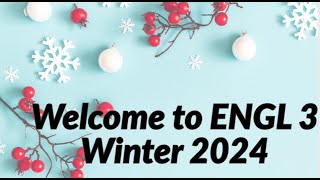 Welcome Winter 2024