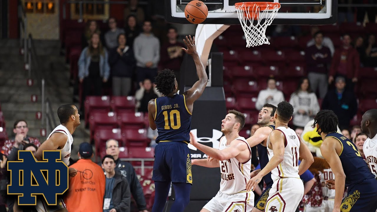 Notre Dame's T.J. Gibbs Calmly Sinks Game-Winning Floater