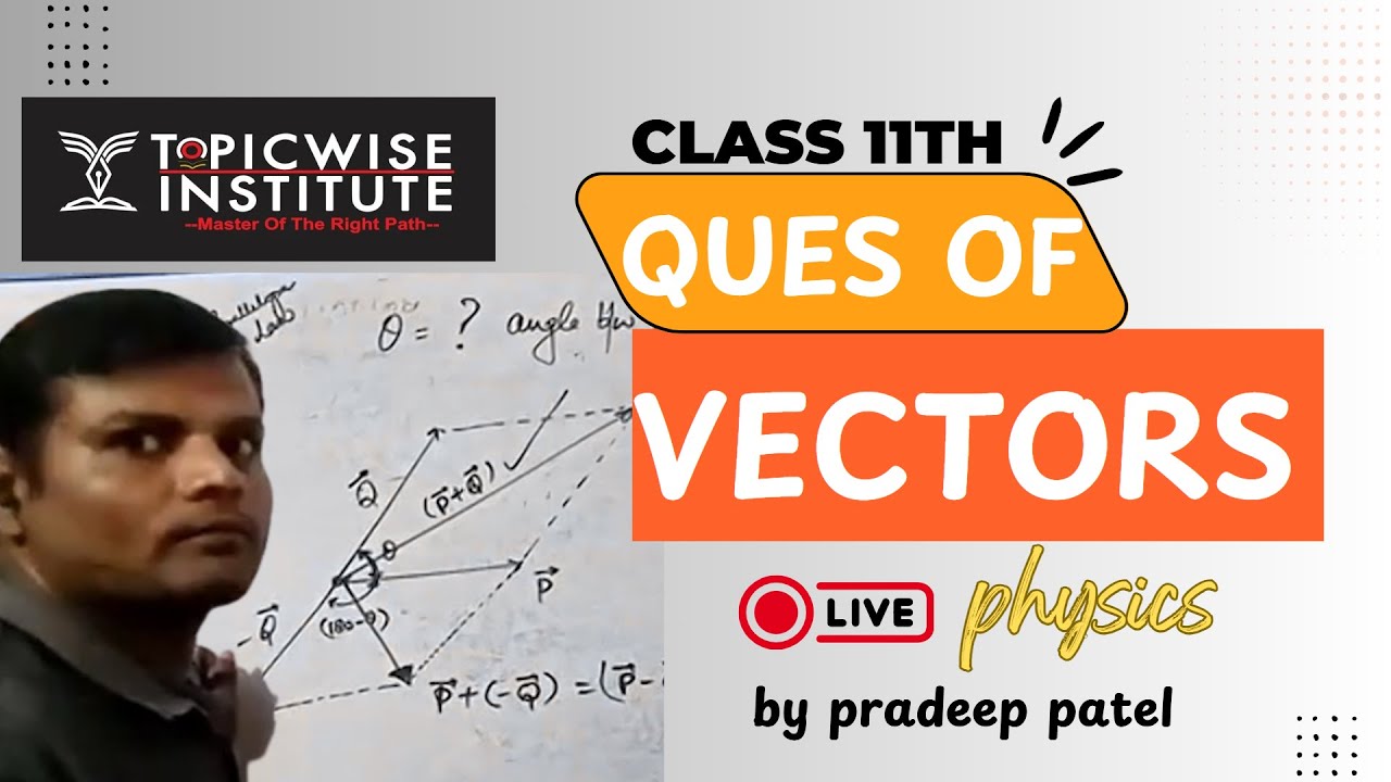 CLASS 11 | CH 3 VECTOR IMP QUESTIONS | LEC 02 | CBSE & JEE|NEET by ...