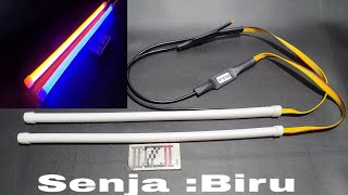 led alis 30cm mt star drl flexsibel 2 warna running 2 mode