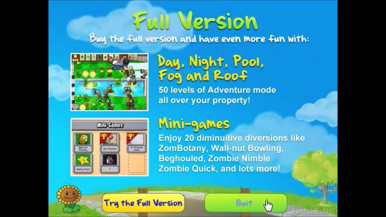 Plants vs. Zombies  Version Upsell YouTube