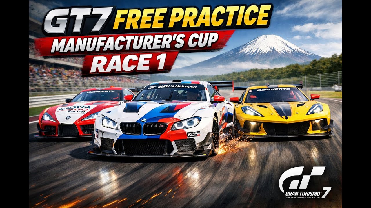 GT7 2026 Manufacturers Cup | Race 1 Free Practice