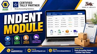 Indent Module in TallyPrime | Complete Indent Management System | TallyPrime Customization