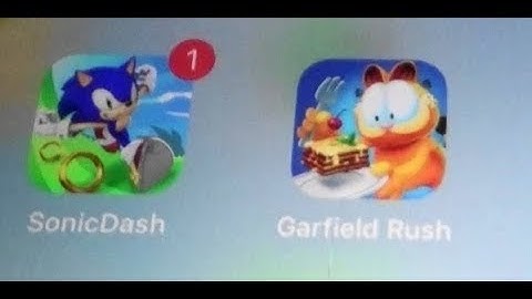 Sonic dash Vs Garfield Rush