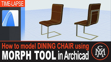 Archicad Morph (EP #1) HOW TO MODEL DINING CHAIR