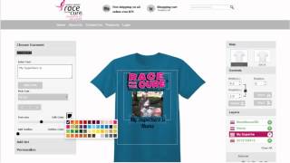 Evansville Komen Race for Cure Custom Picture Shirts