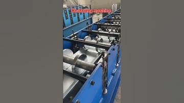Rain gutter making machine #rollformingmachine #coldmilling #factory