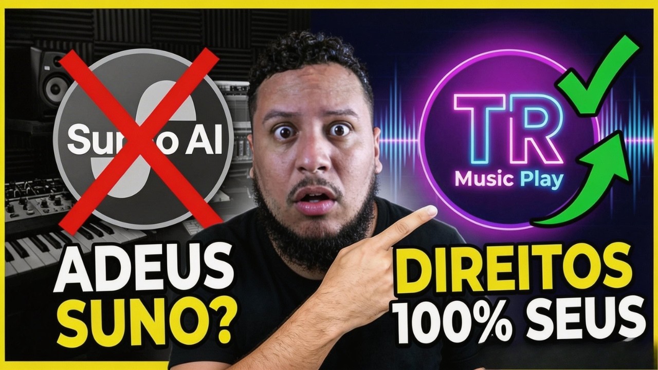 ADEUS SUNO? Essa Nova IA Cria Músicas Profissionais (Com Direitos Autorais!)