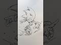 Speed ​​Hedgehog | Sonic Speed Drawing 🙂‍↔️#shorts #anime #drawing #sonic