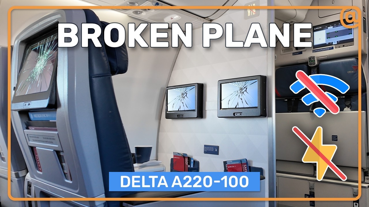 Giving Delta’s A220 a Second Chance... and Everything Broke (First Class Flight Review)