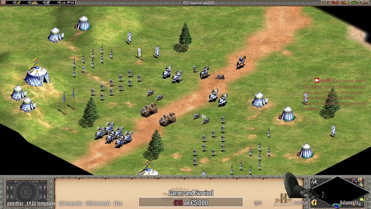 You choose games -  Now playing: Age of Empires 2 Hd Edition