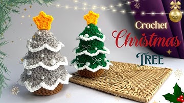 Crochet Christmas Tree | Easy Pattern for Beginners Amigurumi Simple DIY Decorations Handmade Crafts