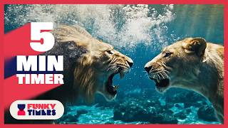 5 Minute Surreal Under Water Countdown Timer | 4K Countdown Timer