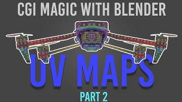 Drone Animation in Blender: Learn Unwraping!  (Part 2: UV Maps) #blender3d #unwrap #uvmapping