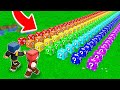 LA CORSA DEI LUCKY BLOCK ARCOBALENO SU MINECRAFT!