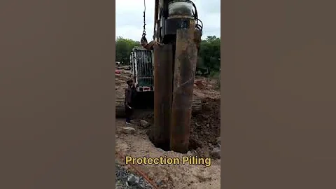 🔥Liner lowering for pile foundation || Piling || Pile boring machine🔥