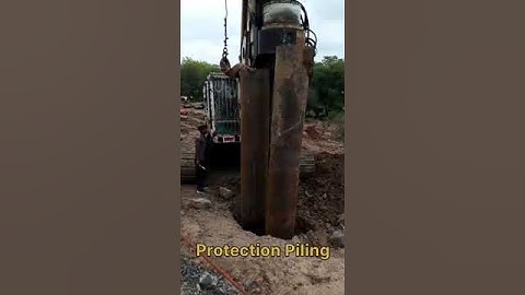 🔥Liner lowering for pile foundation || Piling || Pile boring machine🔥