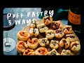 3 PUFF PASTRY Appetizers & Wine Pairings!