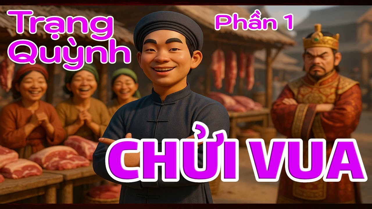 Trạng Quỳnh - Cú Lừa “Đặt Tiệc Ảo” Chửi Vua ‘Bảo Thái’ - Tiếng cười vang khắp chợ | Truyện Dân Gian
