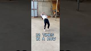 Rural Somersault Prodigy Doing 12 Somersaults In One Breath kungfu