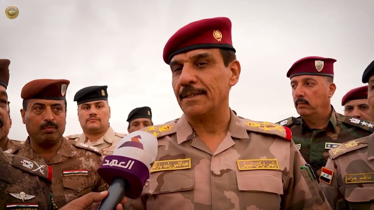 رئيس أركان الجيش يتفقد القاطع الجنوبي للحدود العراقية السورية