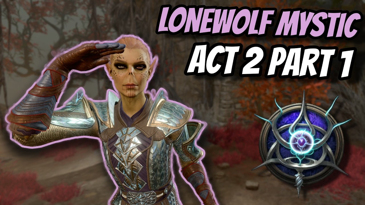 Lonewolf Mystic Playthrough Act 2 Part 1 (Honour Ruleset) ft. Truant's Bastion - Baldur's Gate 3