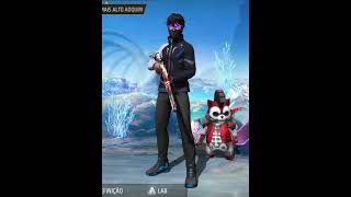 #skin com Azul Ártico #garenafreefire #freefirebrasil #ffshorts