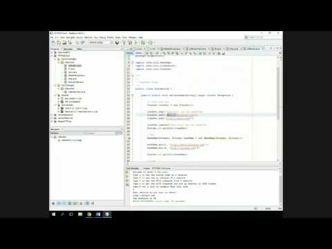HTTP URL connection, Java Collections, JSON.