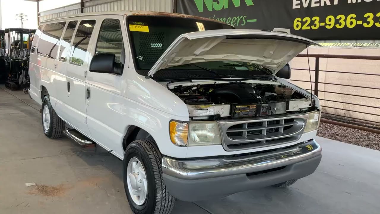 1999 Ford E-350 Super Duty Cargo Van For Virtual Auction November 11, 2023