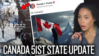 EXPOSED: Trumps Secret Meetings to Make Canada 51st State – Thousands in Alberta Line Up to Annex!