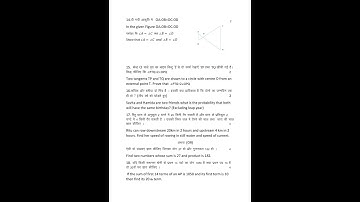10th Class UK Board Question Paper MATHS 2023 10th Class UBSE Board Question Paper MATHS 2023