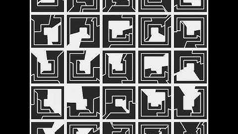 Incomplete square overlap. Draw by openFrameworks