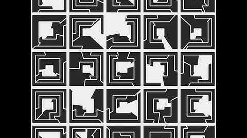 Incomplete square overlap. Draw by openFrameworks