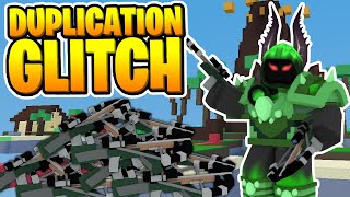 Roblox BedWars TACTICAL CROSSBOW DUPLICATION GLITCH