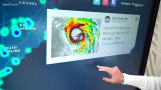 Digital Dive: Interactive map of Hurricane Michael tweets