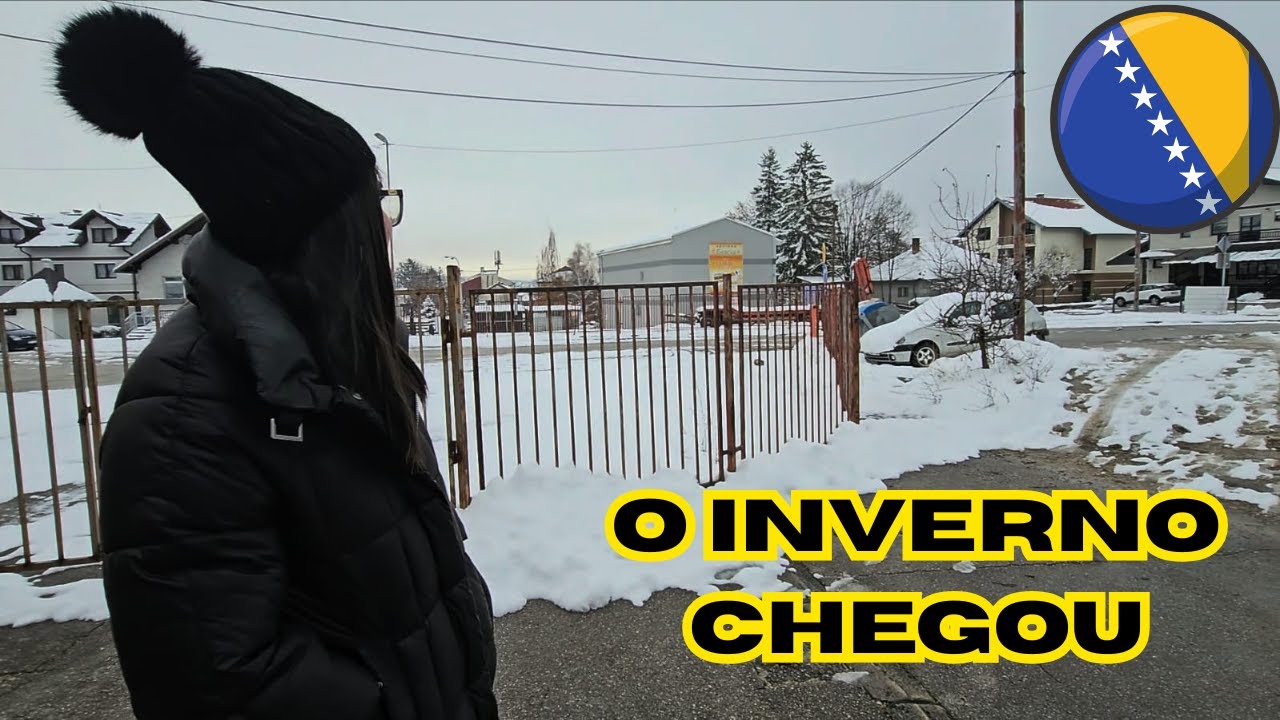 CHEGAMOS A BÓSNIA #sarajevo #inverno #viagem #snow 