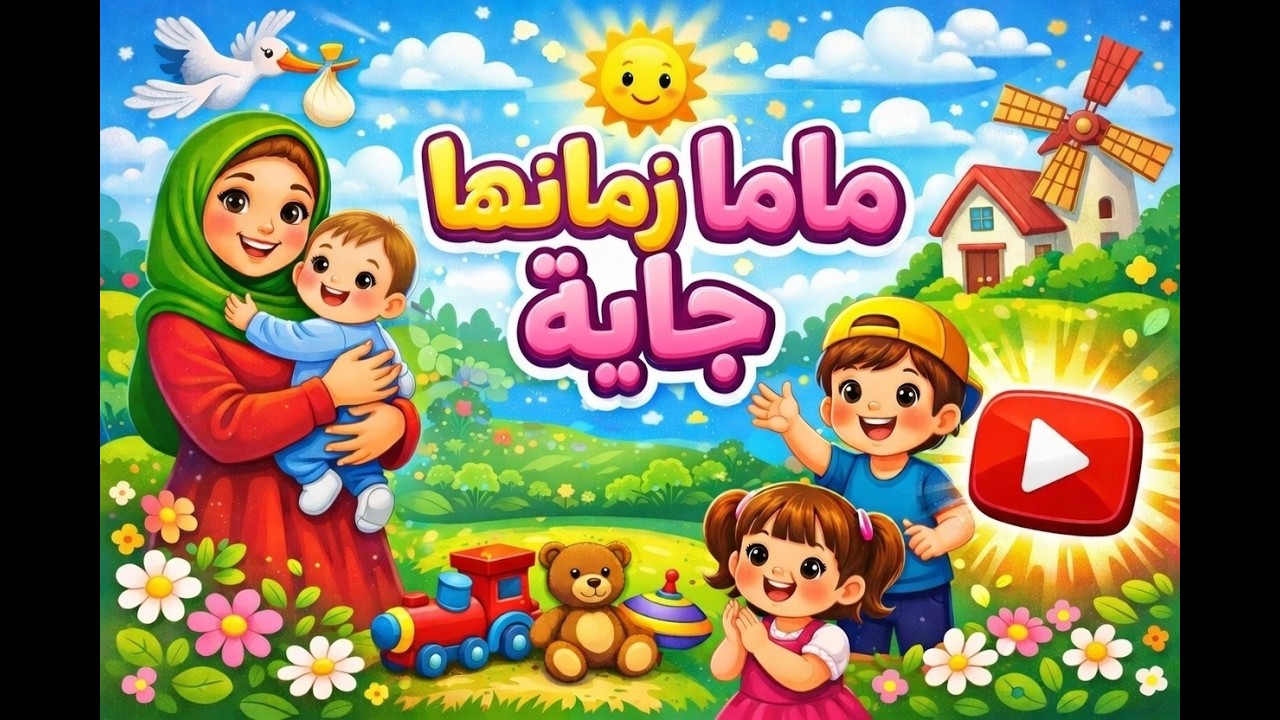 🎵 ماما زمانها جاية | أغنية أطفال مرحة بالعربي 🎶