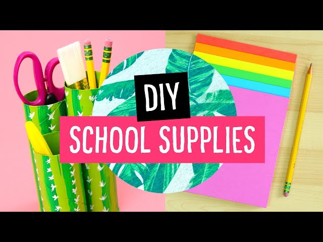 5 DIY Back to School Supplies & Desk Accessories! ✏️ Sea Lemon