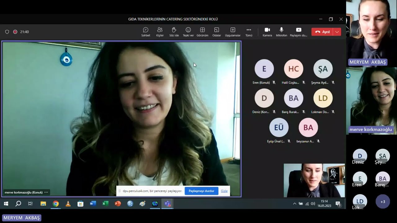 Gıda Teknikerlerinin Catering Sektöründeki Rolü - Merve KORKMAZOĞLU