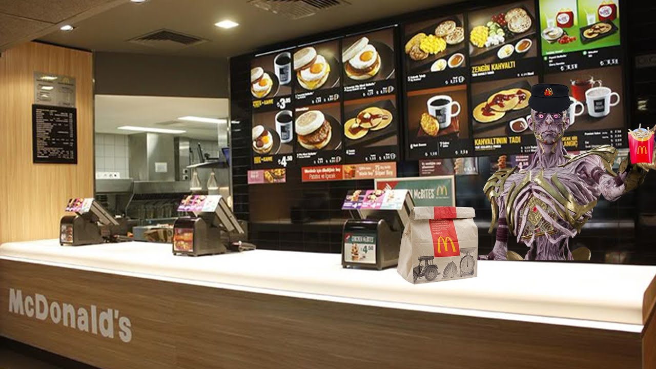 The lich plays dead by daylight after his 9/5 at mcdonald's