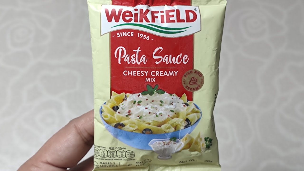Weikfield pasta sauce weikfield white sauce pasta mix YouTube