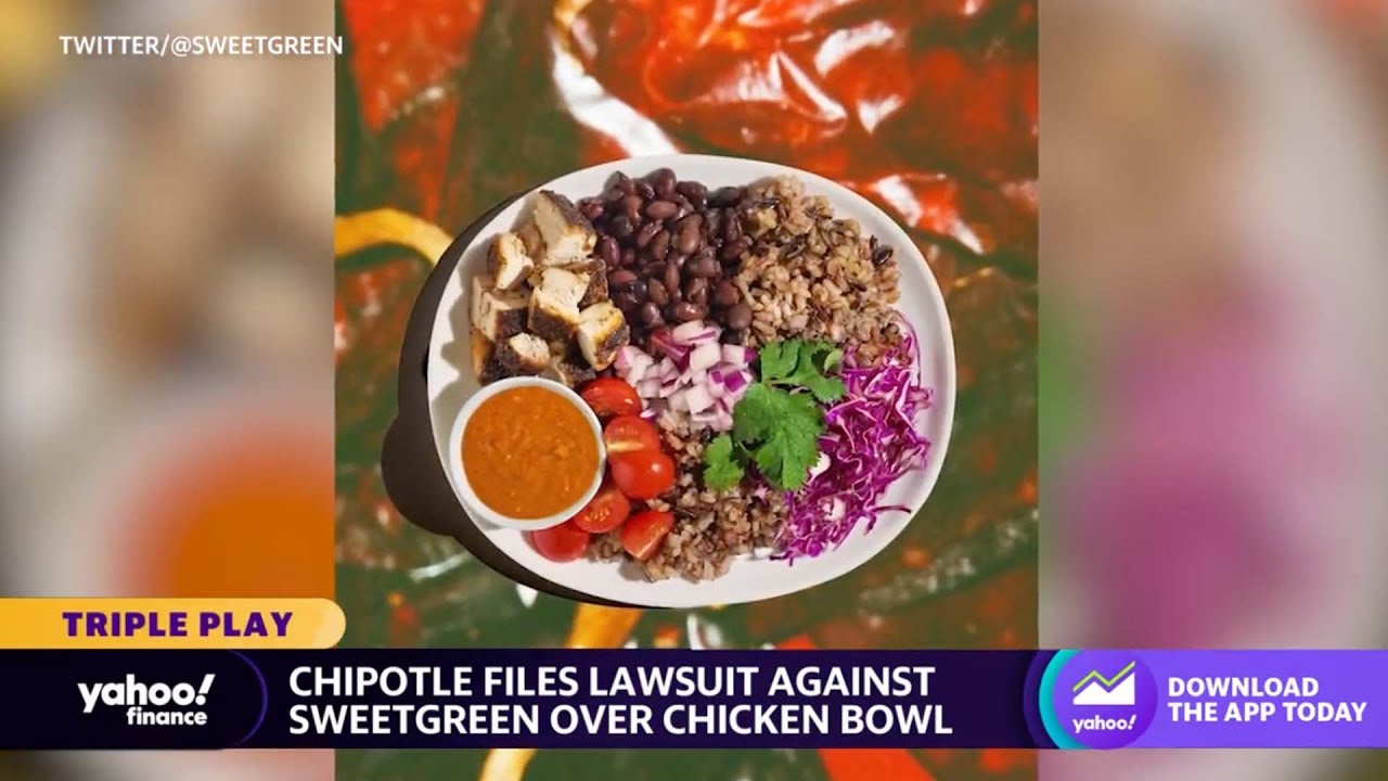 Read more about the article Chipotle files lawsuit against Sweetgreen over infringement claims on chicken burrito bowl – Yahoo Finance