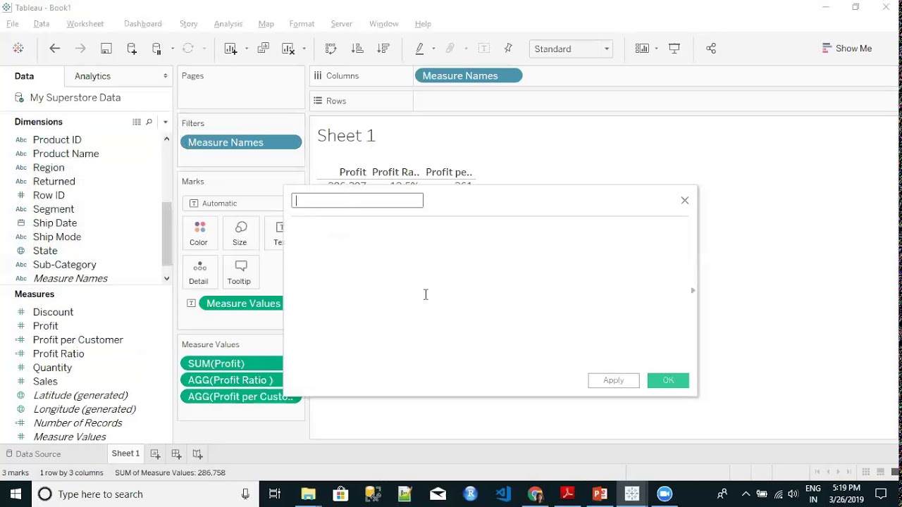 Series#5- Creating Calculated Fields in Tableau.mp4 - Tableau Interview ...