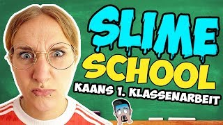 KAANS SLIME SCHOOL Schleim von Schulnote 1 bis 6 selber machen! Frau Ninas Coole Challenge