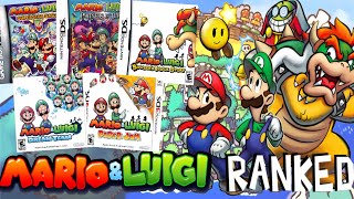 Ranking EVERY Mario & Luigi Game From WORST TO BEST (Top 5 Games)