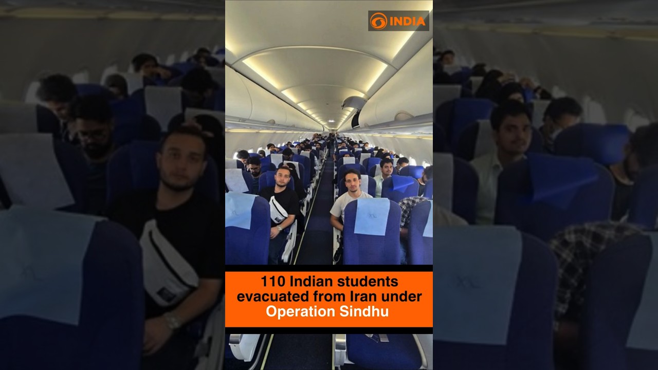 110 Indian students evacuated from Iran under Operation Sindhu