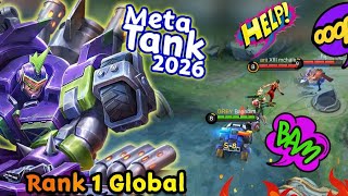 Johnson Gameplay 2026 🔥 | Rank 1 Global META Tank | Mobile Legends
